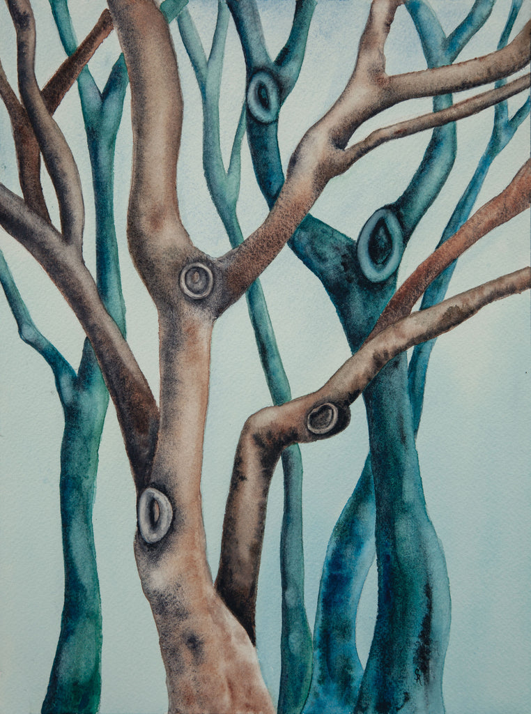 Watercolor entitled "Limbs" accepted into 56th National Mother Lode Art Exhibition