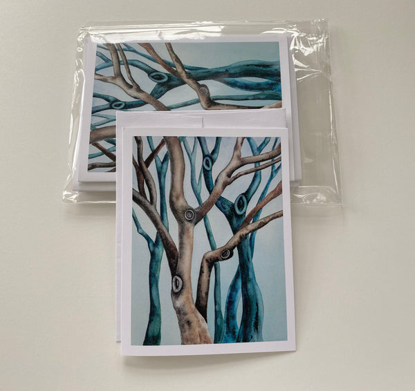 "Limbs" Greeting Card Print of Original Watercolor