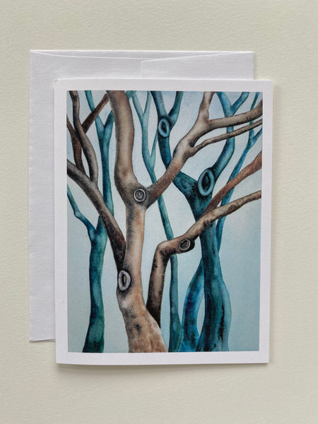 "Limbs" Greeting Card Print of Original Watercolor